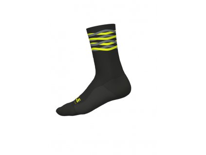 Zimní cyklistické ponožky ALÉ CALZA SPEEDFONDO H18 (Velikost S)