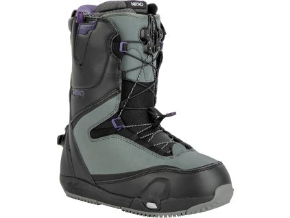 Boty NITRO CAVE TLS STEP ON black-charcoal (Velikost 255)