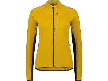 Merino mikina MONS ROYALE APPROACH MERINO SHIFT FLEECE JACKET turmeric