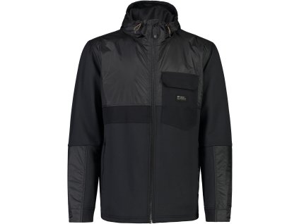 Merino mikina MONS ROYALE DECADE MID HOODY black (Velikost M)
