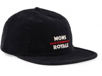 Čepice MONS ROYALE CORDUROY ROAM CAP black