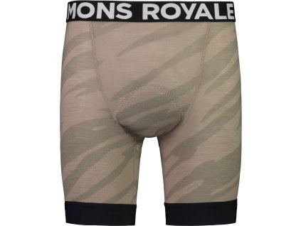 Bajková merino vložka MONS ROYALE ENDURO BIKE SHORT LINER undercover camo (Velikost XXL)