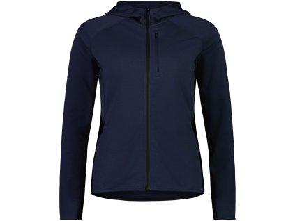 Merino mikina MONS ROYALE APPROACH MERINO SHIFT FLEECE HOOD WMNS midnight (Velikost L)