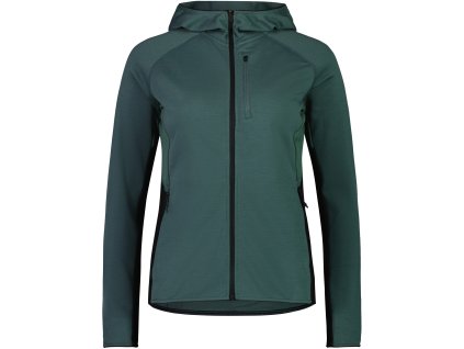 Merino mikina MONS ROYALE APPROACH MERINO SHIFT FLEECE HOOD WMNS burnt sage