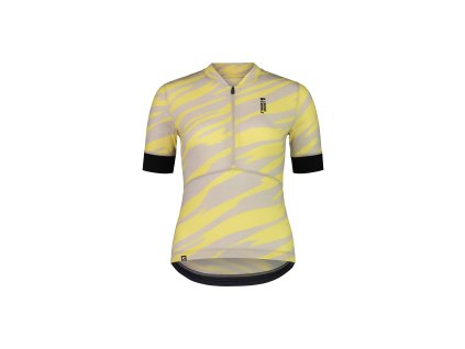 Merino triko MONS ROYALE CADENCE HALF ZIP WMNS limelight camo (Velikost S)