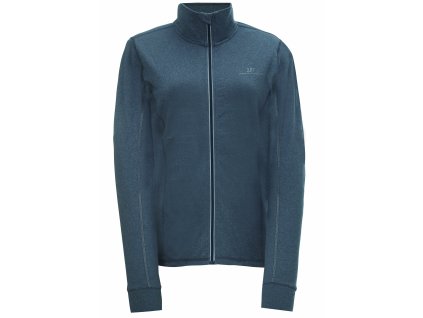 2117 EKUDDEN - dámská powefleece mikina - Dk grey