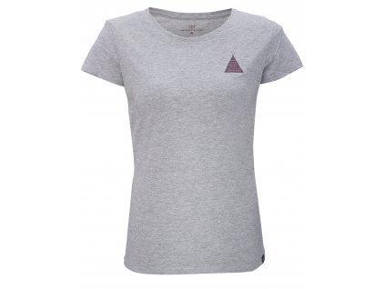 2117 APELVIKEN - dámské triko s krátkým rukávem - Grey melange