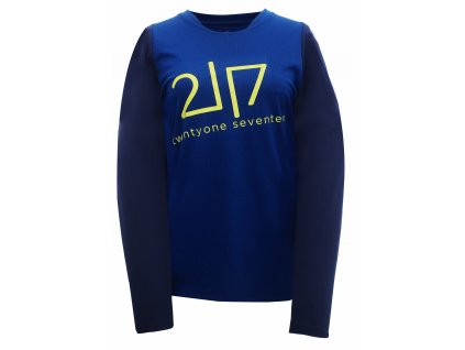 2117 FALLET - MTB triko s dlouhým rukávem - Modrá