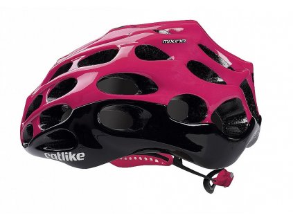 PŘILBA CATLIKE MIXINO R051 RŮŽOVO-ČERNÁ FLU (Varianta SM)