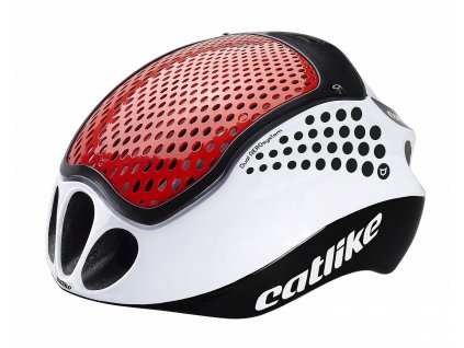 PŘILBA CATLIKE CLOUD 352 ČERNO-BÍLO-ČERVENÁ (Velikost 54-56 cm)