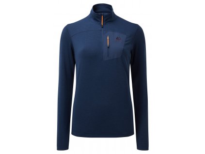 Dámský Fleece Mountain Equipment W's Lumiko Zip T (Barva Medieval Blue, Velikost L)
