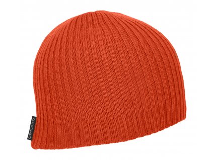 Čepice Ortovox Double Rib Logo Beanie (Barva Desert Orange)