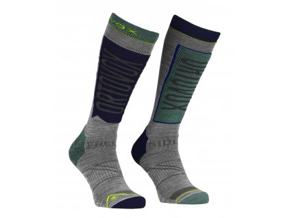 Pánské  Ponožky Ortovox Free Ride Long Socks Men's (Velikost 45-47, Barva Arctic Grey)
