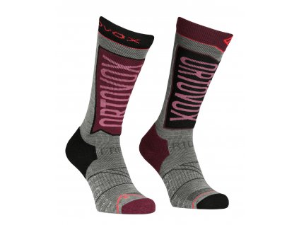 Dámské Ponožky Ortovox Free Ride Long Socks Women's (Velikost 39-41, Barva Mountain Rose)