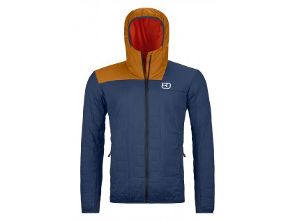 Pánská Bunda Ortovox Swisswool Piz Badus Jacket Men's (Velikost M, Barva Deep Ocean)