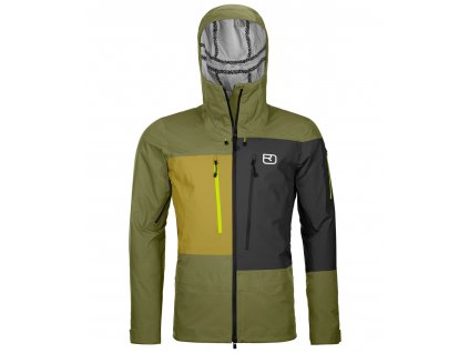 Pánská Bunda Ortovox 3L Deep Shell Jacket Men's (Velikost L, Barva Wild Herbs)