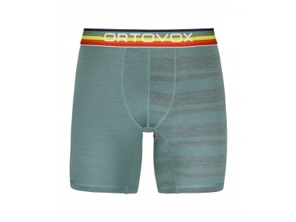 Pánské  Spodky Ortovox 185 Rock'N'Wool Boxer Men's (Velikost L, Barva Arctic Grey)