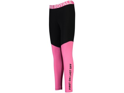 Merino legíny MONS ROYALE CHRISTY LEGGING pink / black