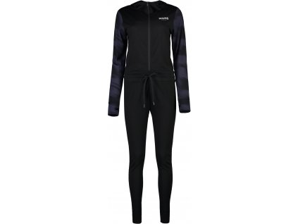 Merino overal MONS ROYALE THE MONSIE ONE PIECE black / motion 9