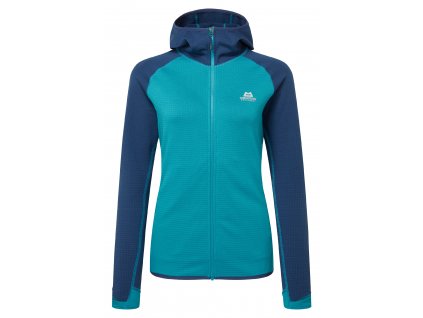 Dámská Mikina Mountain Equipment Eclipse Hooded Jacket Women's (Velikost XL, Barva Topaz/Medieval Blue)