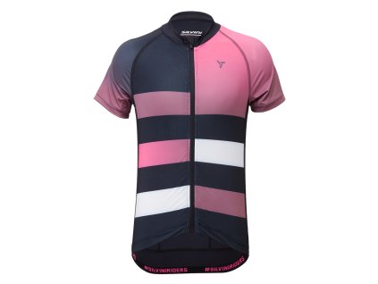 Dětský dres Silvini CD2284 Mazzani (Velikost 122-128, Barva black-fuchsia)