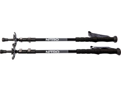 Hůlky na splitboard NITRO TELESCOPING POLES black-grey-green