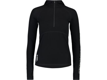 Triko MONS ROYALE BELLA MERINO LONG SLEEVE HOOD WMNS black