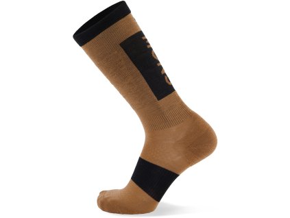 Merino ponožky MONS ROYALE ATLAS MERINO SNOW SOCK toffee (Velikost M)