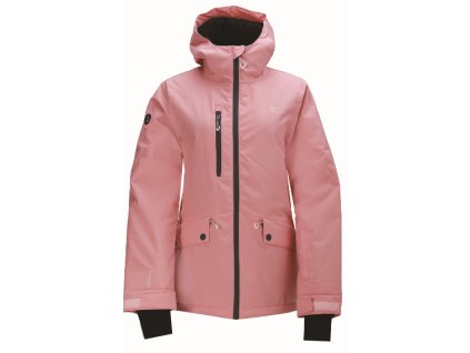 2117 JULARBO - ECO dámská zateplená lyžařská bunda - růžová