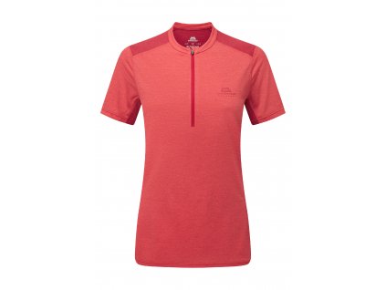 Dámské Tričko Mountain Equipment Nava Short Sleeve Zip T-shirt Women's