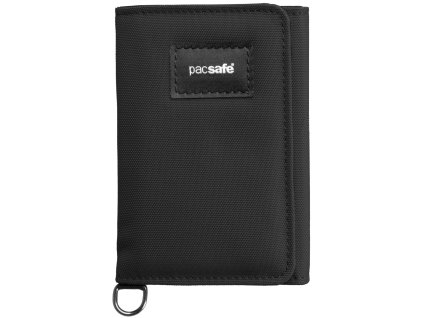 Peněženka PACSAFE RFIDSAFE TRIFOLD WALLET black