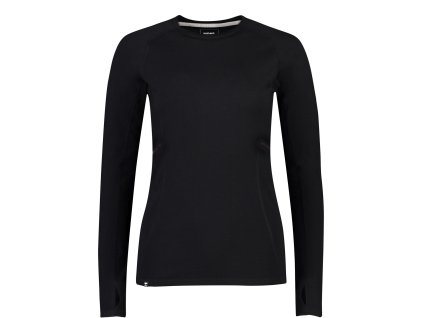 Merino triko MONS ROYALE OLYMPUS LS WMNS black (Velikost M)