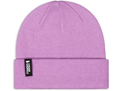 Merino kulich MONS ROYALE MCCLOUD MERINO BEANIE orchid