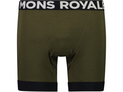 Bajková merino vložka MONS ROYALE EPIC MERINO SHIFT BIKE SHORT LINER dark olive