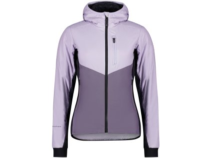 Merino insulátor MONS ROYALE ARETE WOOL INSULATION HOOD WMNS thistle cloud (Velikost L)