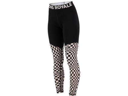 Merino legíny MONS ROYALE CASCADE MERINO FLEX 200 LEGGING WMNS checkers