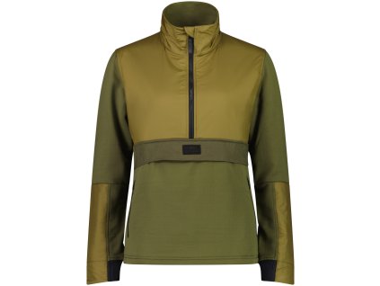Merino mikina MONS ROYALE DECADE MID PULLOVER WMNS forest floor (Velikost L)