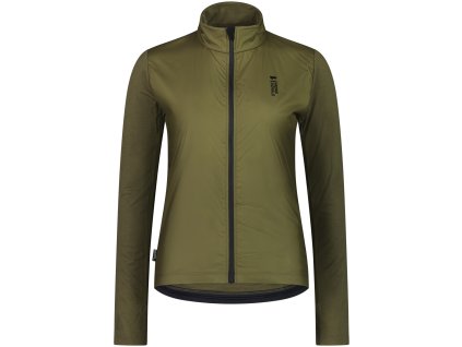 Merino mikina MONS ROYALE REDWOOD WIND JERSEY WMNS dark olive (Velikost L)