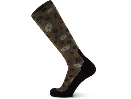 Merino ponožky MONS ROYALE ATLAS MERINO SNOW SOCK DIGITAL aoraki lily (Velikost L)