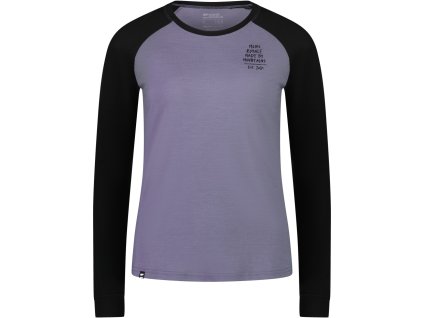 Merino triko MONS ROYALE ICON RAGLAN WMNS shark / black