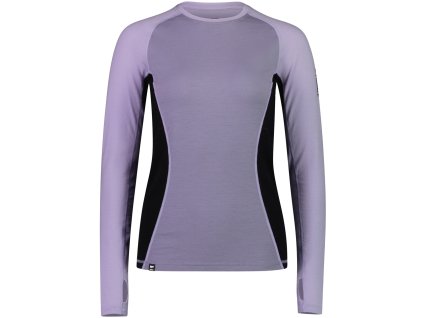 Merino triko MONS ROYALE OLYMPUS LS WMNS thistle cloud (Velikost L)