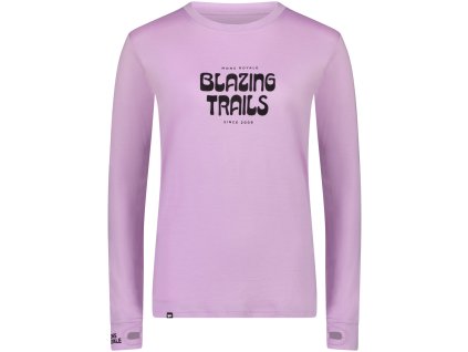 Merino triko MONS ROYALE YOTEI CLASSIC LS WMNS orchid