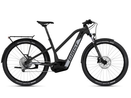 Horské elektrokolo GHOST E-Teru Advanced Ladies 27.5 EQ B750 Titanium Grey/Light Pearl Gray Matt (Velikost S)