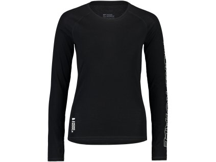 Triko MONS ROYALE BELLA MERINO LONG SLEEVE WMNS black (Velikost L)