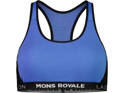 Merino podprsenka MONS ROYALE SIERRA SPORTS BRA WMNS cornflower