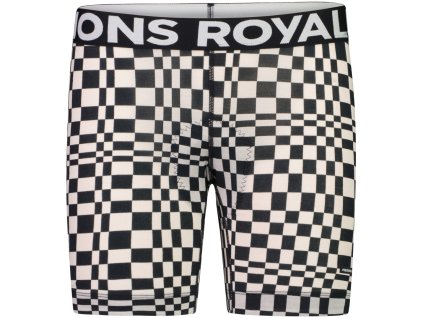 Bajková merino vložka MONS ROYALE LOW PRO AIRCON BIKE SHORT LINER WMNS checkers (Velikost S)