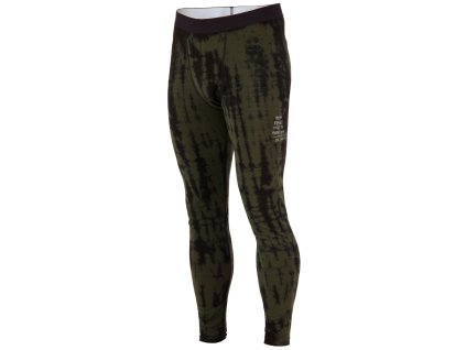 Merino spodky MONS ROYALE CASCADE MERINO FLEX 200 LEGGING olive tie dye