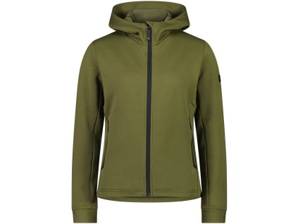 Merino mikina MONS ROYALE ARCADIA MERINO FLEECE HOODY WMNS dark olive (Velikost S)