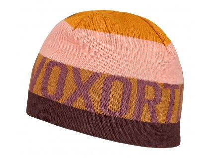 Čepice Ortovox Patchwork Beanie (Velikost Onesize, Barva Winetasting)