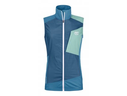 Dámská Vesta Ortovox W's Windbreaker Vest (Velikost S, Barva modrá)